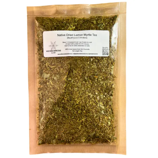 Australian Native Organic Sustainable Lemon Myrtle Tea, Herbal Tea