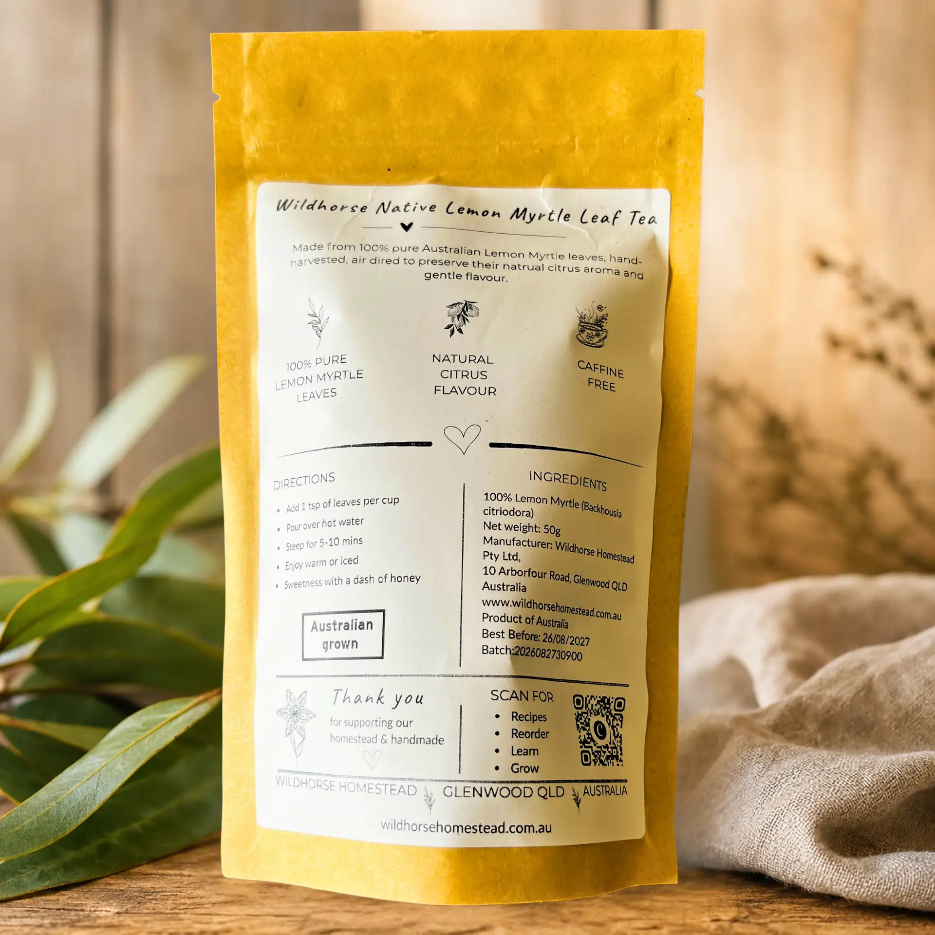 Lemon Myrtle Tea