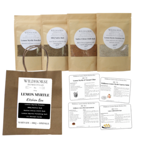 Wildhorse Lemon Myrtle Kitchen Box - 4 piece gift set