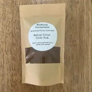 Native Citrus Chilli Rub - A fragrant bush-inspired rub ideal for vegetables, plant proteins and BBQ dishes
