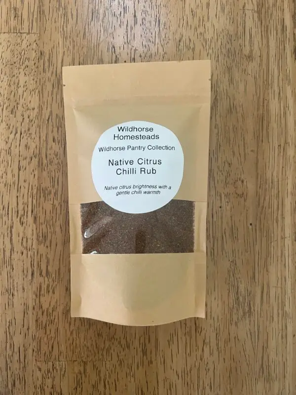 Native Citrus Chilli Rub (80g) - wildhorsehomestead.com.au