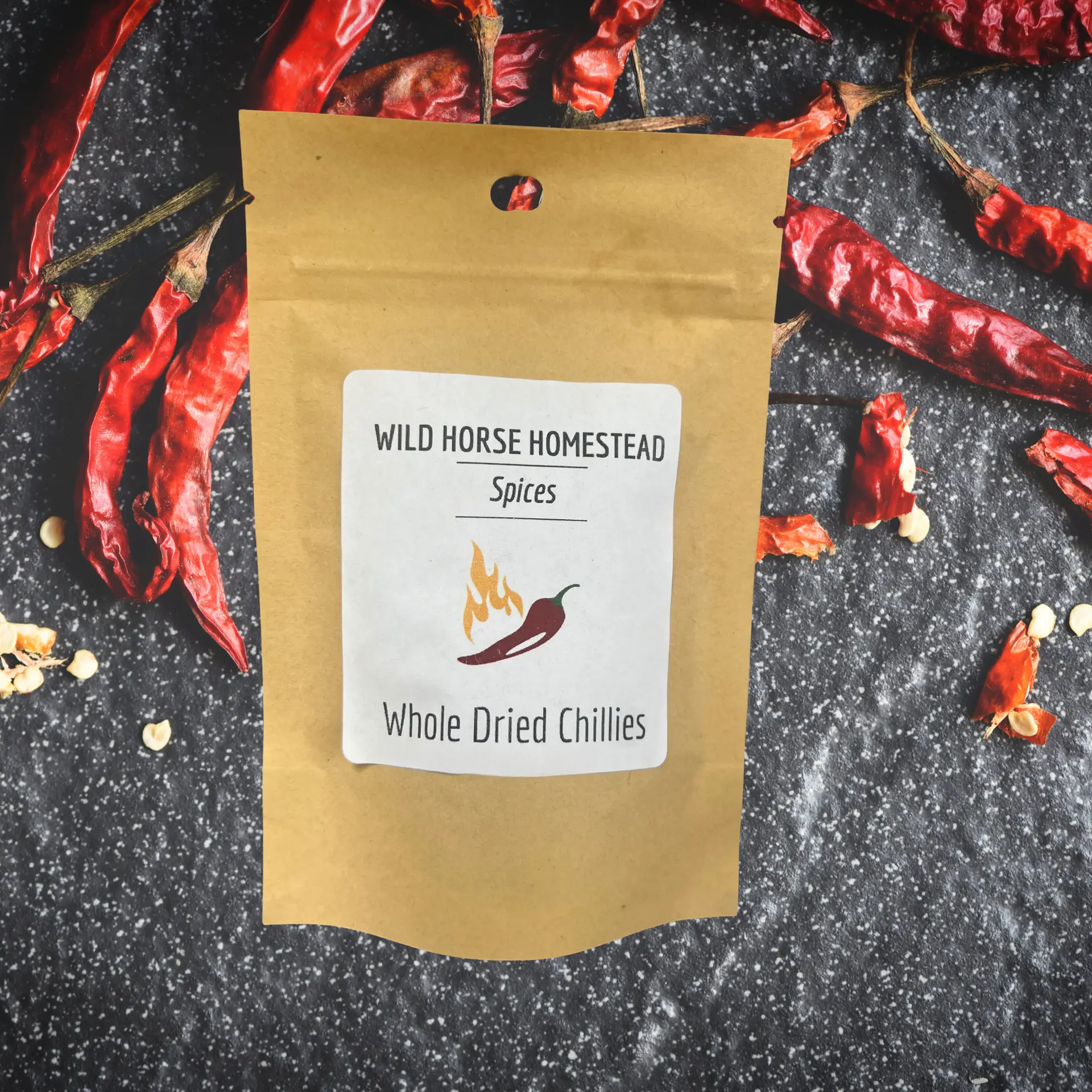 Wildgrown Whole Dried Chillies (25g)