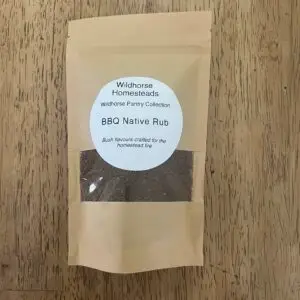 BBQ Native Rub, bbq spice rub, vegan bbq seasoning, homestead spices, australian native herbs, plant based grilling