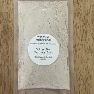 Golden Fire Recovery Soak, Magnesium Salt, Bicarbonate of Soda, Orange Powder, Ginger, Cinnamon, Clove, Chilli, Wildhorse Homestead, Farm to Body, Small Batch, Queensland Made, Foot Soak, Foot Spa, Muscle Recovery, Circulation Boost, Warming Soak, Post-Workout, Aching Feet, Natural Recovery, Apothecary, Homestead Crafted, Spicy Botanical, Intense Recovery, Detoxifying, Herbal Wellness, Self-Care Ritual, Made in Australia, Athletic Care, Soothing Heat, Foot Ritual