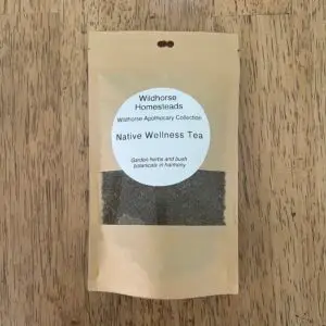 Native Wellness Tea, Lemon Myrtle, Tulsi , Raspberry Leaf, cranberry hibiscus