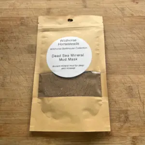Wildhorse Homestead, Bathhouse Range, 250g, Dead Sea Mud Mask, 100% Pure, Mineral Mud, Detox Mask, Natural Skincare, Facial Treatment, Body Mask, Magnesium Rich, Skin Detox, Pore Cleansing, Psoriasis Support, Eczema Relief, Anti-inflammatory, Exfoliating, Raw Beauty, Vegan, Cruelty Free, Chemical Free, Sustainable Skincare, Holistic Living, Mindfulness, Spa Ritual, Self Care, Slow Living, Wellness Studio, Earth Healing, Remineralising, Home Spa