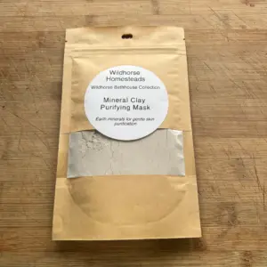 Wildhorse Homestead, Bathhouse Range, 250g, Mineral Clay, Purifying Mask, Diatomaceous Earth, Silica Rich, Natural Skincare, Facial Clay, Body Mask, Gentle Exfoliant, Pore Minimiser, Collagen Support, Deep Cleanse, Detoxifying, Vegan, Cruelty Free, Chemical Free, Sustainable Beauty, Earth Minerals, Fossilised Algae, Raw Ingredients, Mindfulness, Holistic Living, Spa Ritual, Self Care, Slow Living, Wellness Studio, Skin Food, Eco Friendly