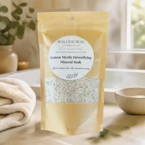 Wildhorse Lemon Myrtle Detoxifying Mineral Soak