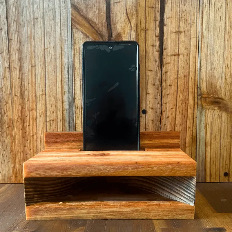 Handcrafted Wood Phone Amplifier – Cord Free - Image 2