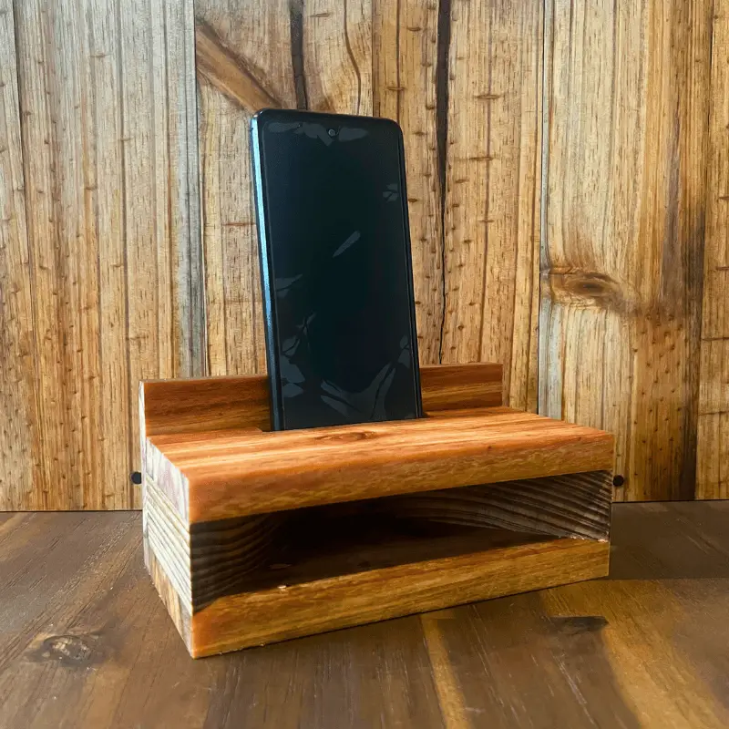 Handcrafted Wood Phone Amplifier – Cord Free - Image 3