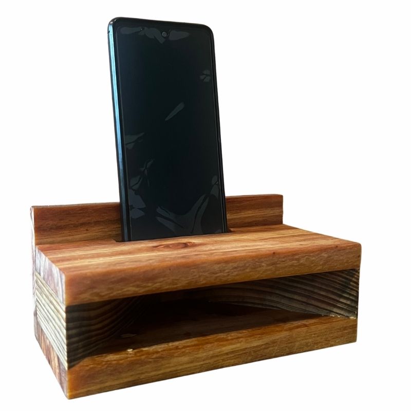 Wildhorse Homestead Handcrafted Wood Phone Amplifier – Cord Free - Image 3