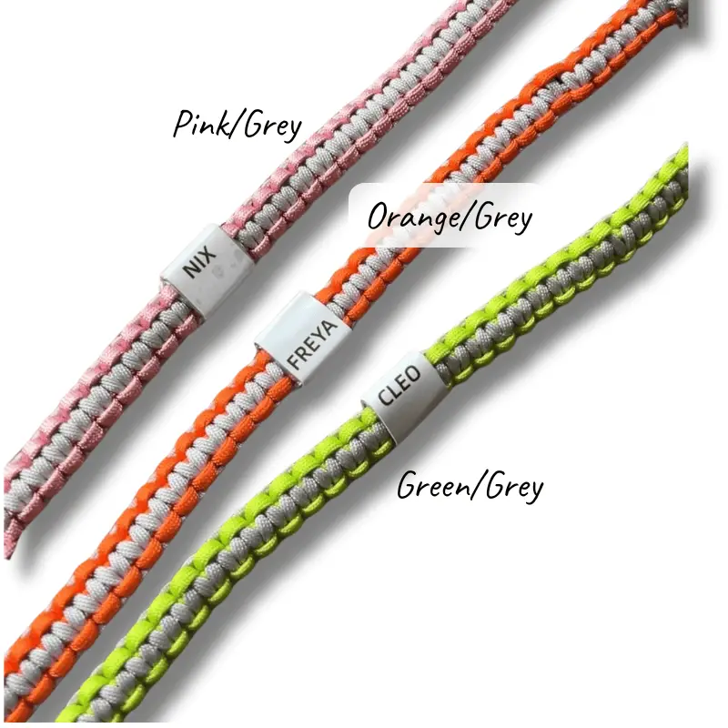 Wildhorse Custom Paracord ID Collar Handmade • Personalised • Custom Sized