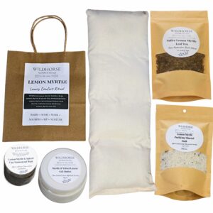 Wildhorse Homestead Lemon Myrtle Luxury Comfort Ritual Gift Set (5-Piece) Cream