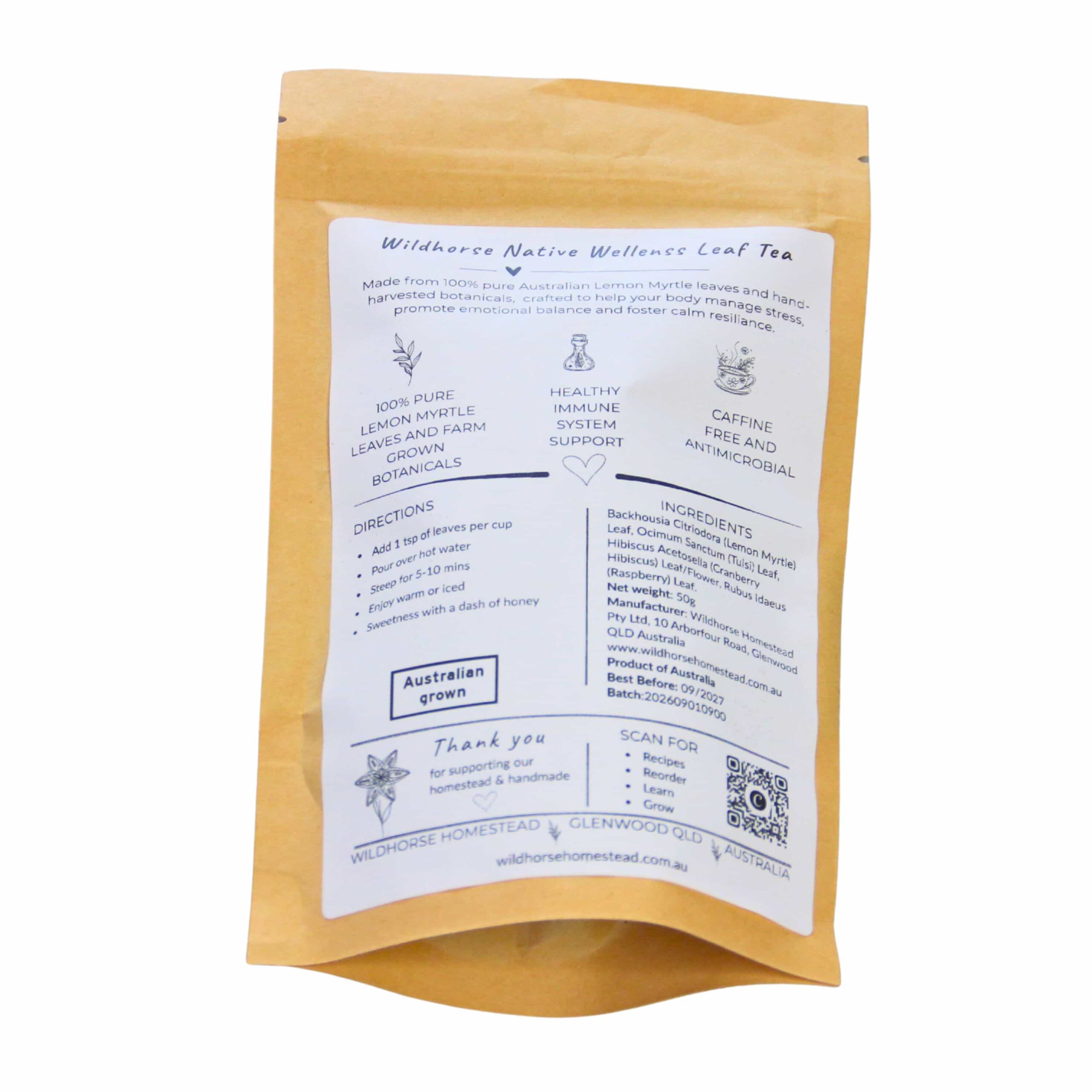 Wildhorse Homestead Native Wellness Tea - 50g - Image 2