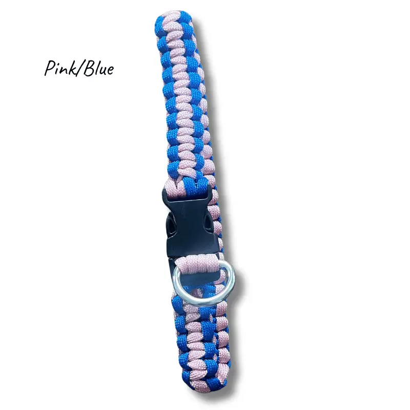 Wildhorse Custom Paracord ID Collar Handmade • Personalised • Custom Sized