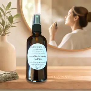 Wildhorse Lemon Myrtle Soothing Oral Mist back