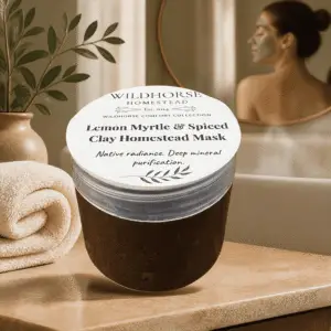 Wildhorse Lemon Myrtle & Spiced Clay Homestead Mask